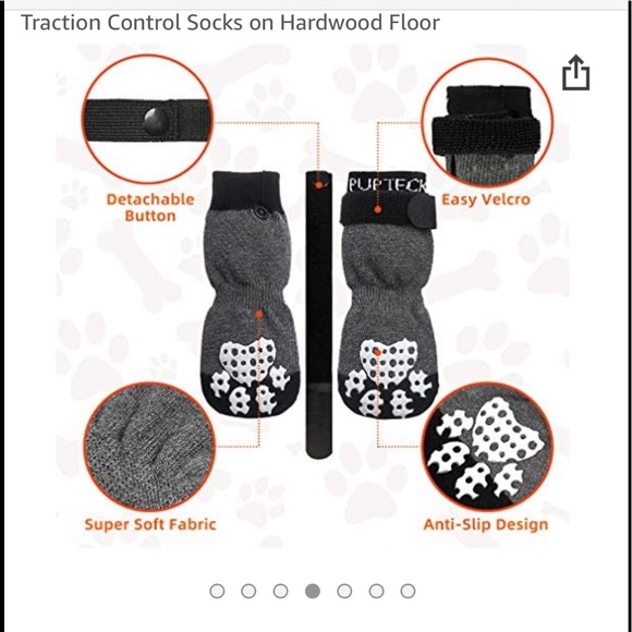 Pupteck Double Sided Anti-Slip Dog Socks - Picture 4 of 8